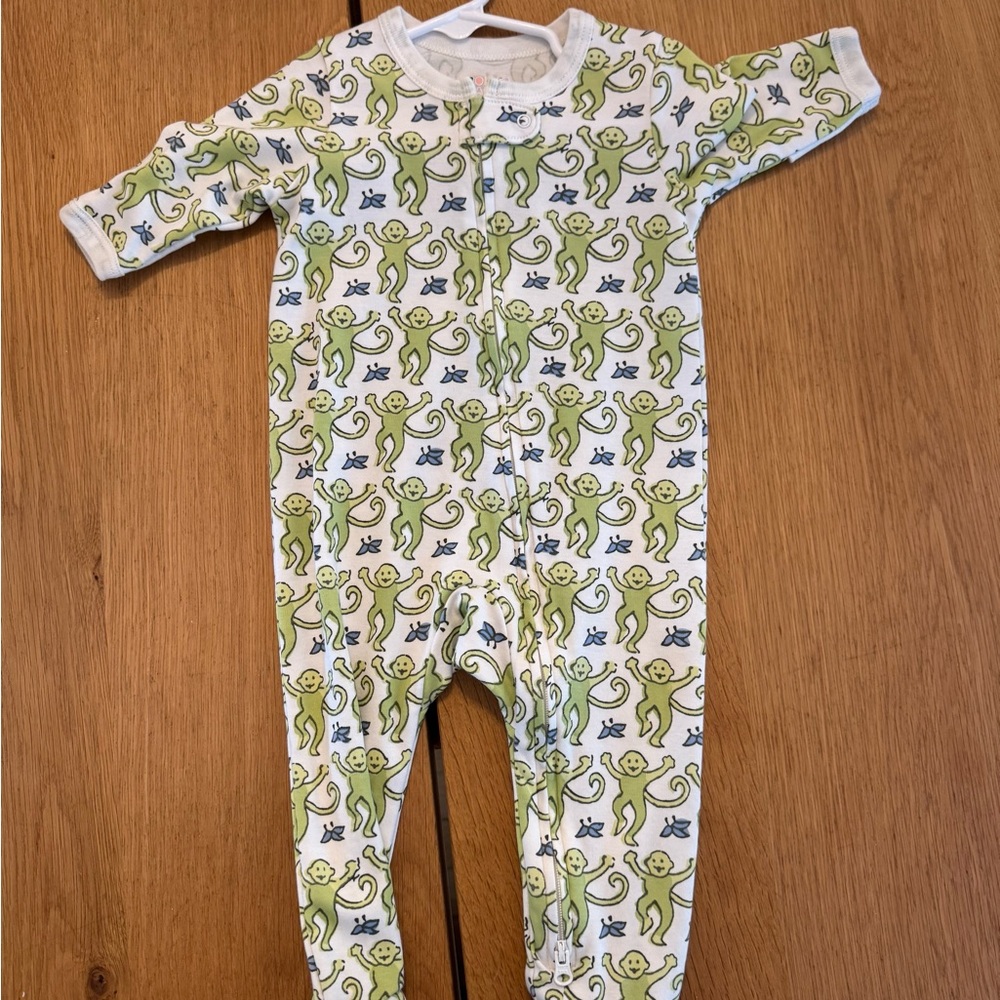 Roller Rabbit Monkey Print Kids One Piece